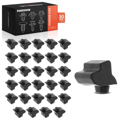 30 Pcs Rubber Hood Prop Buffer Stop Bumper Fasteners Clips