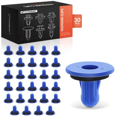 30 Pcs 8mm Nylon Tail Light Grommet Retainer Clips with Sealer