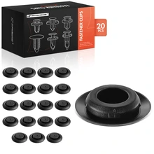2007-2020 Acura MDX 20 Pcs 20mm Nylon Black Door Hole Plug Retainer Clip A-Premium APRCF3009