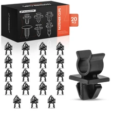 2016-2021 Mazda CX-3 20 Pcs 9 x 12mm Nylon Black Hood Prop Rod Clip A-Premium APRCF3021