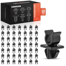 2009-2021 Mazda 6 50 Pcs 9 x 12mm Nylon Black Hood Prop Rod Clip A-Premium APRCF3023