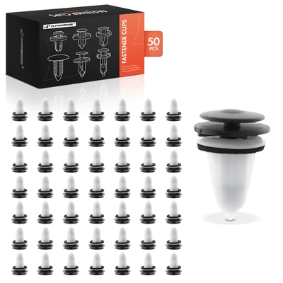 50 Pcs Nylon Windshield Cowl Grille Clips with Sealer