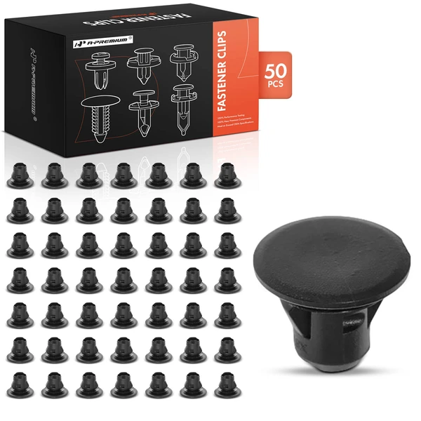2018-2023 BMW X3 50 Pcs 8mm Nylon Black Liftgate Trim Clip A-Premium APRCF3056