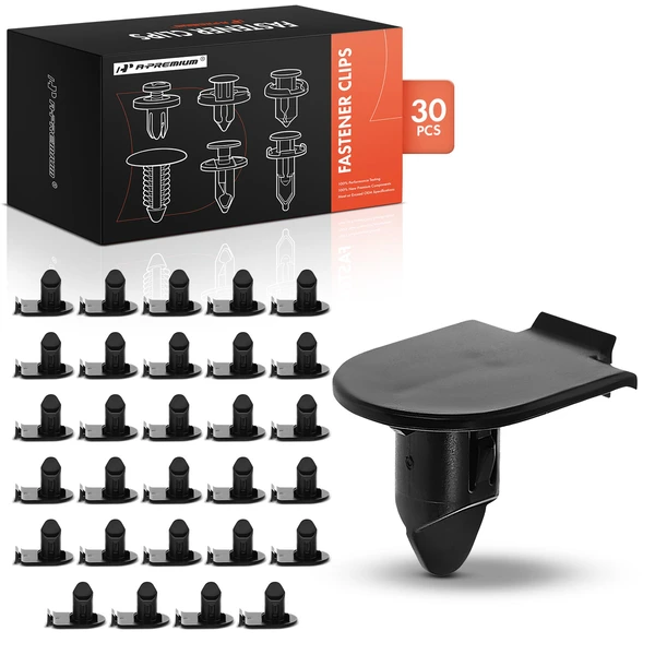 2020 Lexus ES300h 30 Pcs Nylon Black Bumper to Fender Clip A-Premium APRCF3067