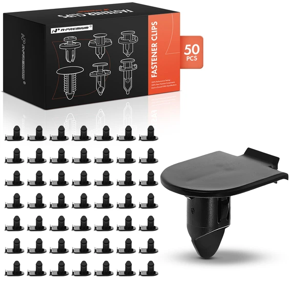 2020 Lexus ES300h 50 Pcs Nylon Black Bumper to Fender Clip A-Premium APRCF3068