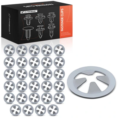 30 Pcs 3.5mm Stainless Steel Deck Lid Emblem Retaining Clips Push Nut