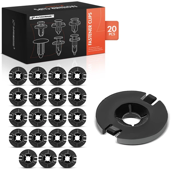 2017-2022 Tesla 3 20 Pcs Nylon Black Engine Cover & Wheel Apron Push Nut A-Premium APRCF3102