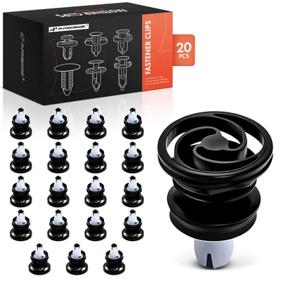 20 Pcs 8mm Nylon Front & Rear Door Trim Panel Retainer Clips