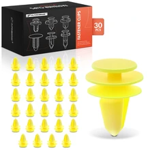 30 Pcs 6.5mmx9.5mm Nylon Interior Trim Liftgate Retainer Clips
