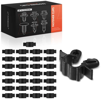 30 Pcs 8mm Nylon Hood Release Cable Clips Clamp Line Lock Mounting