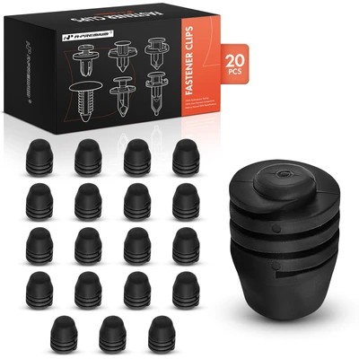 20 Pcs 12 mm Rubber Bonnet Hood Bumper Stop Buffer Retainer Clips