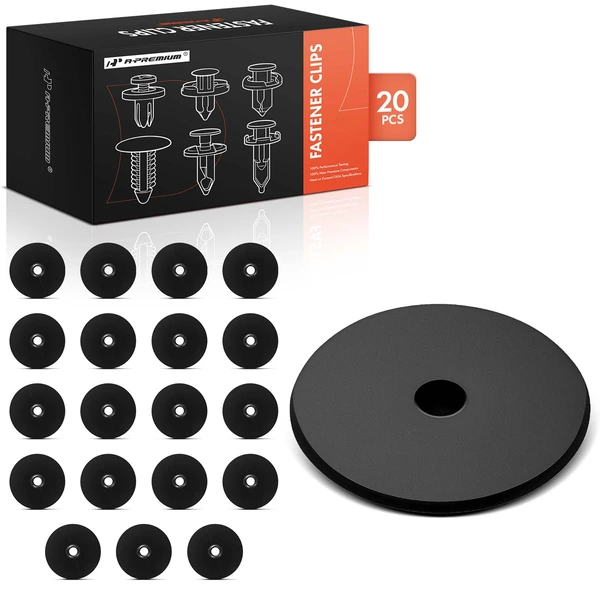 20 Pcs Nylon Black Floor Mat Carpet Retainer A-Premium APRCF3138