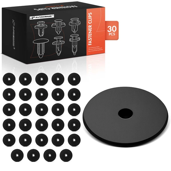 30 Pcs Nylon Black Floor Mat Carpet Retainer A-Premium APRCF3139