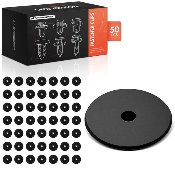 50 Pcs Nylon Black Floor Mat Carpet Retainer A-Premium APRCF3140