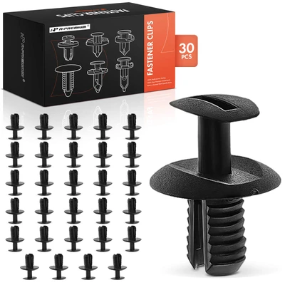 30 Pcs 8.5mm Nylon Interior Trim Panel Retainer Clips