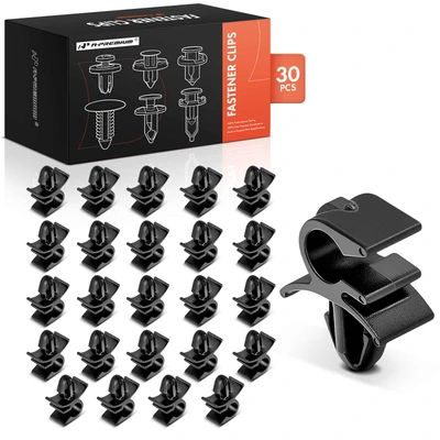 30 Pcs 6mm Nylon Hood Latch Release Cable Retainer Clip