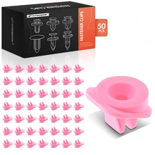2003-2024 Honda Pilot 50 Pcs 8.5mm Nylon Pink Door Panel Screw Grommet A-Premium APRCF3203