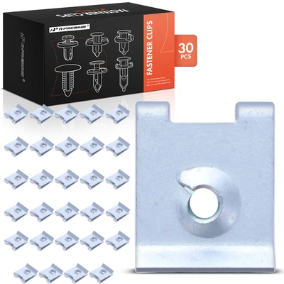 30 Pcs M4.8-1.61 Fender Apron & Under Cover Retainer Clips