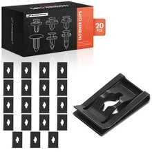 2014-2020 Acura RLX 20 Pcs Steel Black Engine Cover Retainer Clip A-Premium APRCF3216