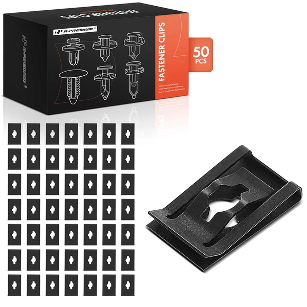 2014-2020 Acura RLX 50 Pcs Steel Black Engine Cover Retainer Clip A-Premium APRCF3218