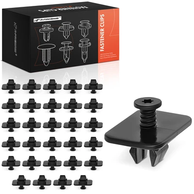 30 Pcs Nylon Bumper Mounting Spoiler Rivet Retainer Clip Fasteners