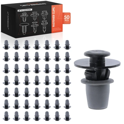 50 Pcs 10mm Nylon Wheel Molding Fasteners Retainer Clips with Sealer