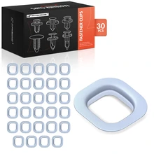 2010-2013 BMW X5 30 Pcs Steel Silver Bumper Cover Spacer Retainer Clip A-Premium APRCF3271