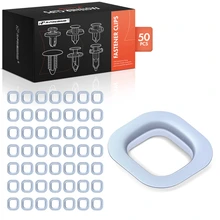 2010-2013 BMW X5 50 Pcs Steel Silver Bumper Cover Spacer Retainer Clip A-Premium APRCF3272