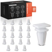 20 Pcs 9.5mm Nylon Door Trim Sill Covering Retainer Clips