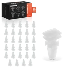 30 Pcs 9.5mm Nylon Interior Door Trim Moulding Retainer Clips