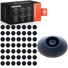 2014-2020 Acura RLX 50 Pcs 7mm Nylon Dark Gray Body Hole Plug Retainer Clip A-Premium APRCF3308
