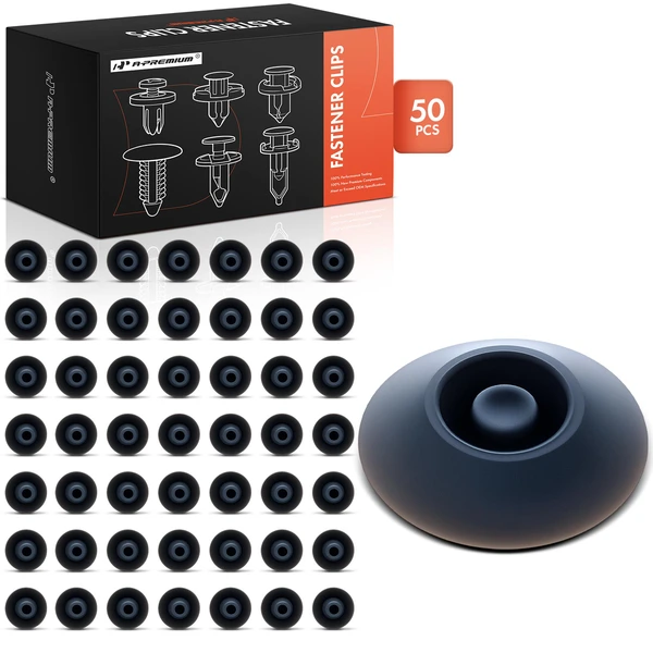 2004-2014 Acura TSX 50 Pcs 7mm Nylon Dark Gray Body Hole Plug Retainer Clip A-Premium APRCF3308