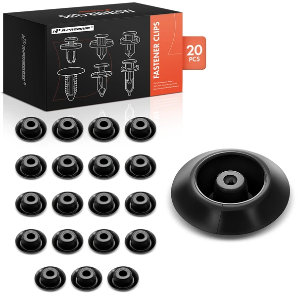 2002-2019 Honda CR-V 20 Pcs 11mm Nylon Black Body Hole Plug Retainer Clip A-Premium APRCF3309