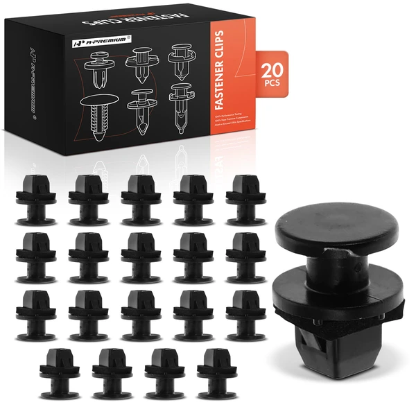 2021-2024 Chevrolet Trailblazer 20 Pcs 9mm Nylon Black Tail Lamp Retainer A-Premium APRCF3336