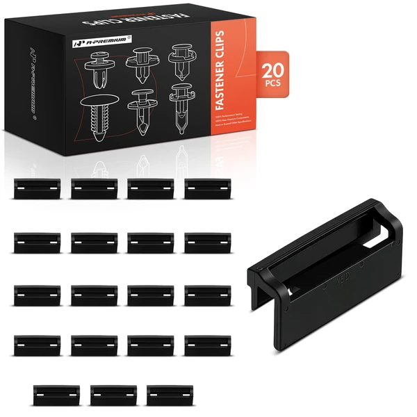 2004-2006 2008-2015 Scion xB 20 Pcs Nylon Black Windshield Molding Clip A-Premium APRCF3342