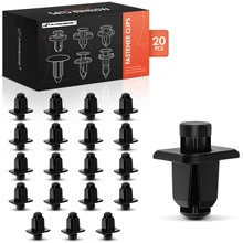 1995-1997 Nissan Pickup 20 Pcs Nylon Black Cowl Grille Clip A-Premium APRCF3605