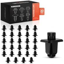 1995-1997 Nissan Pickup 30 Pcs Nylon Black Cowl Grille Clip A-Premium APRCF3606