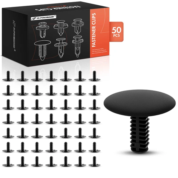 1990 Nissan Maxima 50 Pcs Nylon Black Cowl Panel Retainer A-Premium APRCF3622