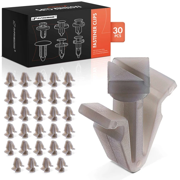 1995-1997 Nissan Pickup 30 Pcs Nylon Gray Grille Clip A-Premium APRCF3663