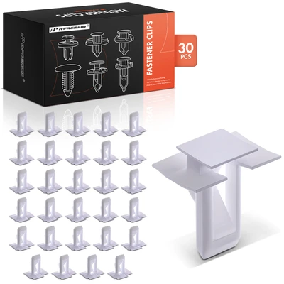 30 Pcs Nylon Headliner Pillar Molding Trim Garnish Clip