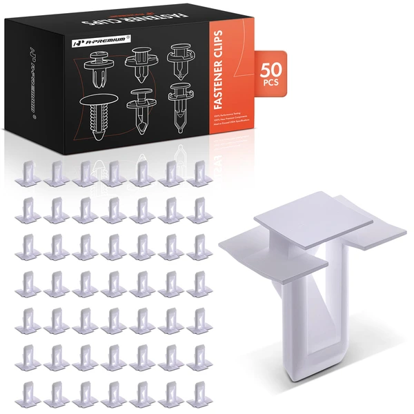 1978-2002 2010-2024 Chevrolet Camaro 50 Pcs Nylon White Garnish Molding Clip A-Premium APRCF3670
