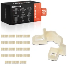 1986-1990 Acura Legend 20 Pcs 7mm Nylon White Windshield Washer Hose Retainer A-Premium APRCF3674