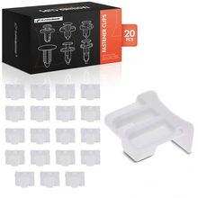 1984-1995 Toyota Pickup 20 Pcs 7mm Nylon White Headlight Spacer Retainer Clip A-Premium APRCF3680