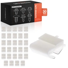 30 Pcs 19.5 x 22mm Moulding Door Panel Retainer Clips