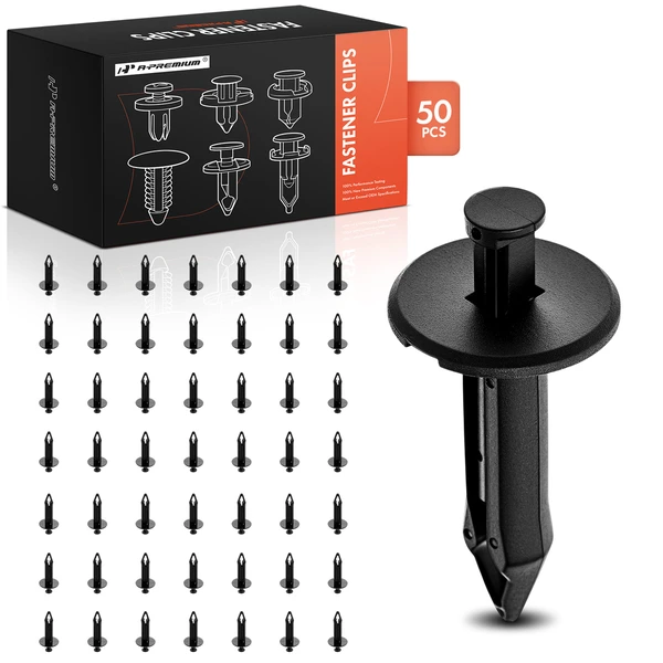 1994-1996 Chevrolet Lumina APV 50 Pcs 11.11mm Nylon Black Bumper Fascia Retainer Clip A-Premium APRCF3871