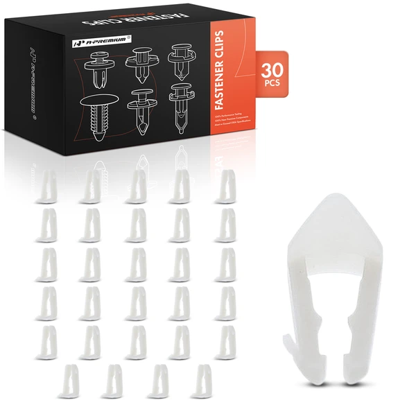 1997 Ford F-250 HD 30 Pcs Nylon White Fuel Line Retainer Clip A-Premium APRCF3882