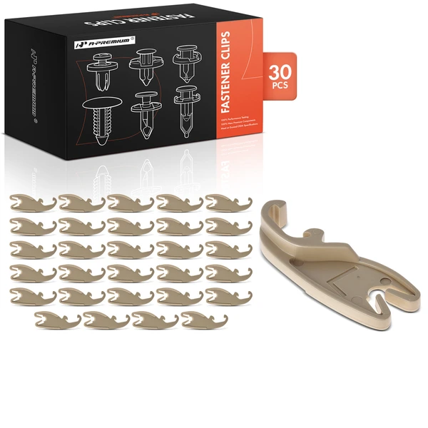 1984-1987 Mercury Lynx 30 Pcs Nylon Nature Door Lock Pawl Left Hand Side Retainer Clip A-Premium APRCF3727