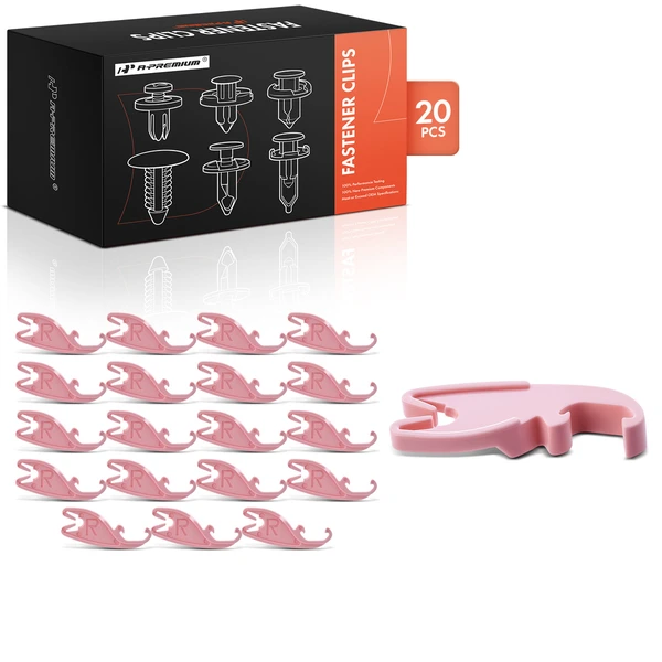 1986-1995 Mercury Sable 20 Pcs Nylon Pink Door Lock Pawl Right Hand Side Retainer Clip A-Premium APRCF3729