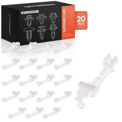 20 Pcs 3.97mm Rod Size Nylon Door Lock Rod End Clips
