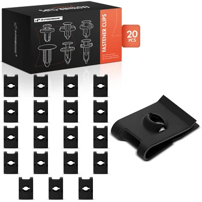 20 Pcs #8 Screw Size Phosphate U-Nuts